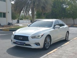 انفنتي Q50 مستعمله 2018 انفنتي Q50 للبيع فى الشارقة